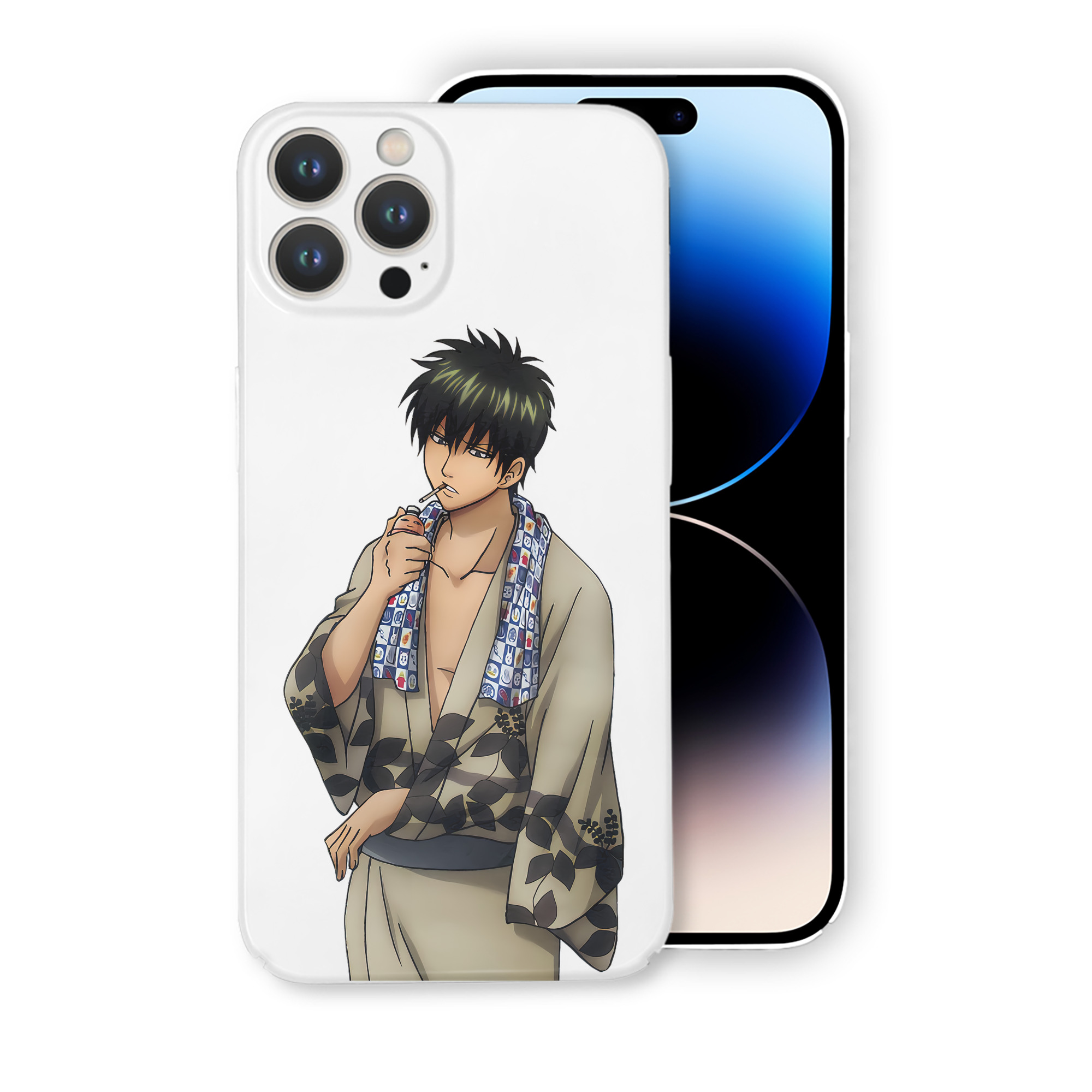 （画像用） ぎんたま 坂田銀時（さかたぎんとき） 神楽 志村新八（しむら しんぱち） GINTAMA Sakata Gintoki Kagura Shimura Shinpachi 【iPhone 14シリーズ対応】ハードケース